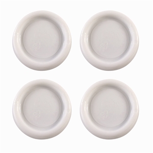 Massive vibrationsdæmpende fødder til vaskemaskiner og andre hvidevarer.